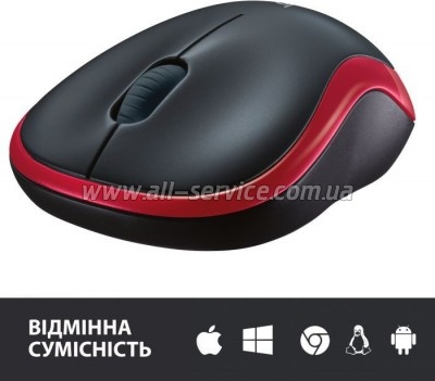  Logitech M185 red (910-002240)