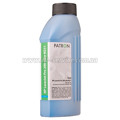 ТОНЕР HP LJ PRO 200 COLOR M251 CYAN ФЛАКОН 55 г PATRON ТОНЕР HP LJ PRO 200 COLOR M251 CYAN ФЛАКОН 55 г PATRON