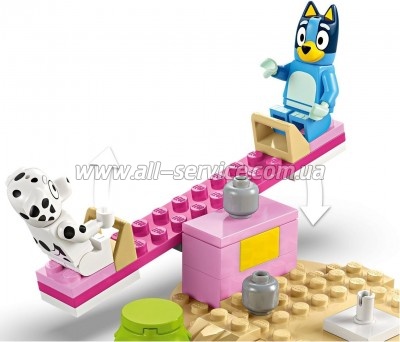 ����������� LEGO Bluey ������� � ���� � ����� �� ������� �������� (11201)
