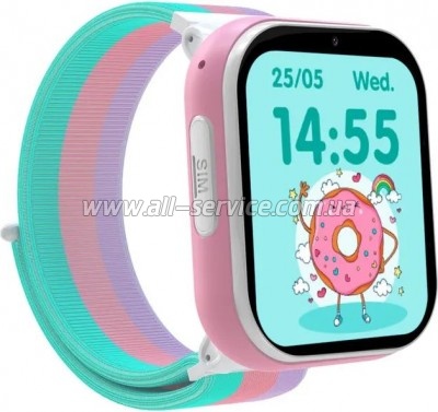 - Gelius Pro GP-PK008 (Rainbow) White Kids smart watch with GPS/4G (Pro GP-PK008 (Rainbow) White)