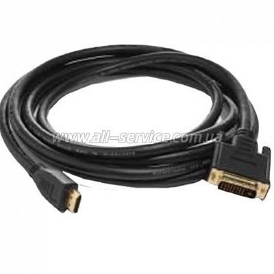  ATCOM DVI-HDMI ferite 24pin 3.0m black (3810)