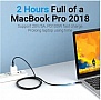 ���� ������ USB-C to USB-C 1.5m 5A black Vention (COTBG)