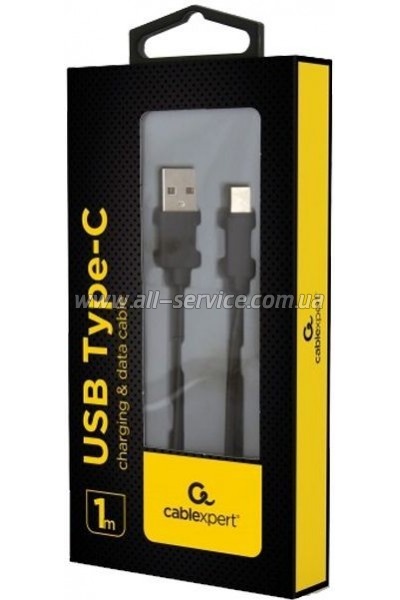 ���� ������ USB 2.0 AM to USB-C 1.0m Cablexpert (CC-USB2-AMCM-1M)