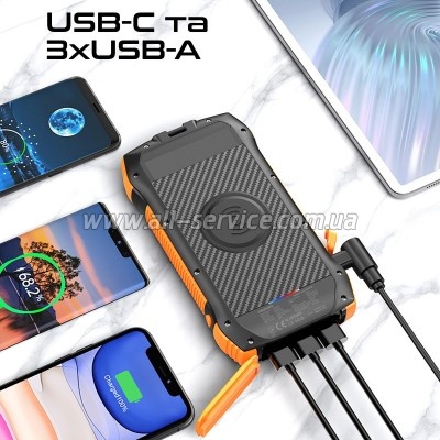 ������� ������������� Promate 20000mAh PD/ 20W (solartank-20pdqi.black)