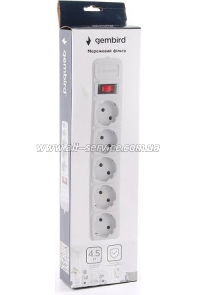 ������� ������ Gembird 10� 5 ������� (SPG5-G-10MG)