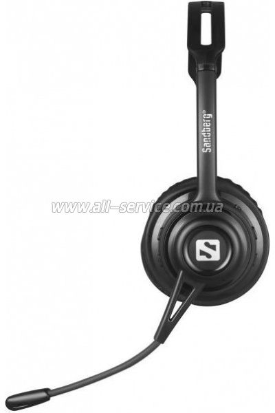 �������� Sandberg Wireless Headset ANC+ENC Bluetooth Black (126-44)