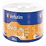 Диск DVD Verbatim 4.7Gb 16X Wrap-box 50шт MATT SILVER (43788)