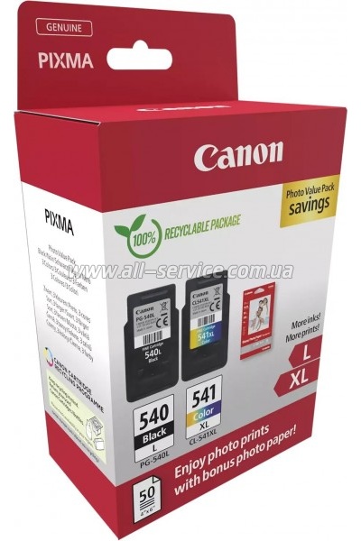   Canon PG-540L/ CL-541XL Black, Color +  (5224B012)