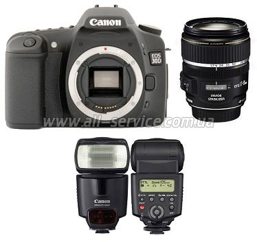  Canon Digital EOS 30D+17-85+430EX
