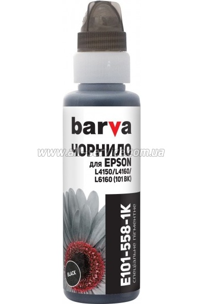  Barva Epson 101 Epson L4150/ L4160 OneKey Black Pigment 100  (E101-558-1K)
