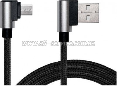 ���� ������ USB 2.0 AM to Micro 5P 1.0m Premium black REAL-EL (EL123500031)