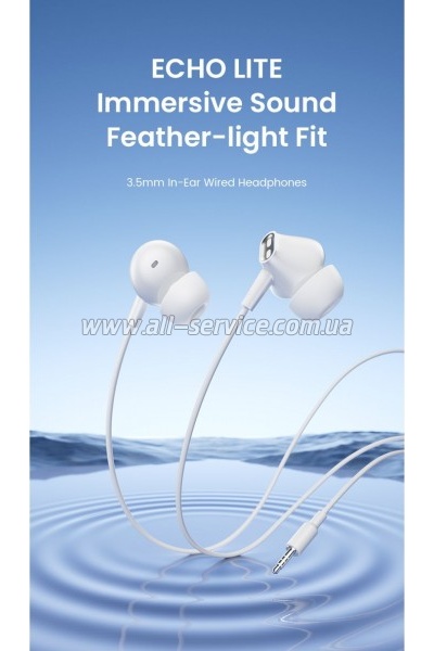 �������� Vention Echo Lite 3.5mm In-Ear Wired White (GBAWAV)