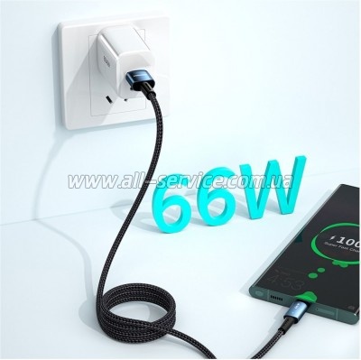 ���� ������ USB 2.0 AM to USB-C 0.5m 6A Essager (EXCT-CGB01)