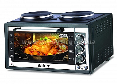 Электрическая печь Saturn ST-EC10711 Black Электрическая печь Saturn ST-EC10711 Black