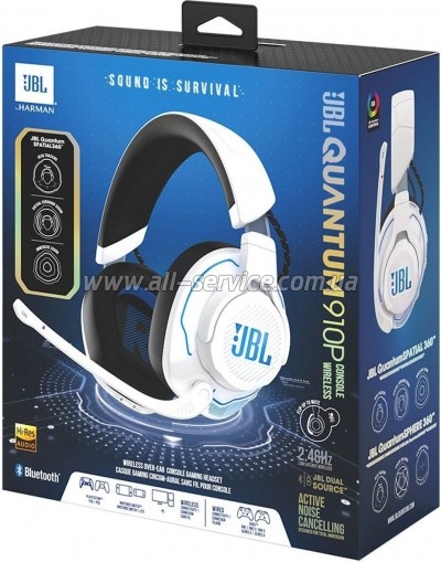 �������� JBL Quantum 910P Wireless for PS White (JBLQ910PWLWHTBLU)