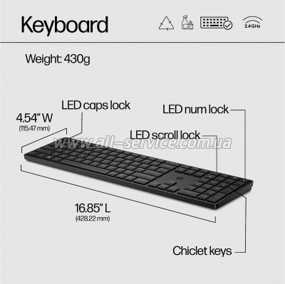  HP 450 Programmable Wireless UA Black (4R184AA)