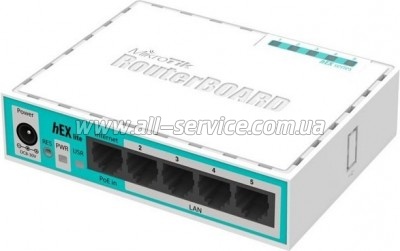  Mikrotik hEX lite (RB750r2)