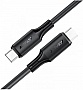 ���� ������ USB-C to USB-C 1.2m 3A 60W silicone black Acefast (6974316284161)