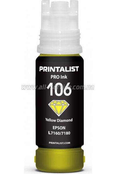  PRINTALIST 106 Epson L7160/ L7180 70 Yellow (PL106Y)