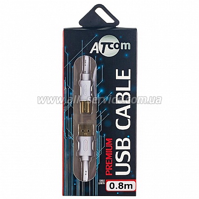    USB 2.0 AM/BM 1.8m Atcom (13423)