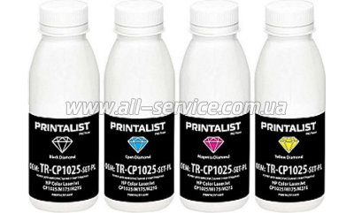   PRINTALIST HP CLJ CP1025/ M175/ M275 Black 40/ olor 35 B/C/M/Y (TR-CP1025-SET-PL)