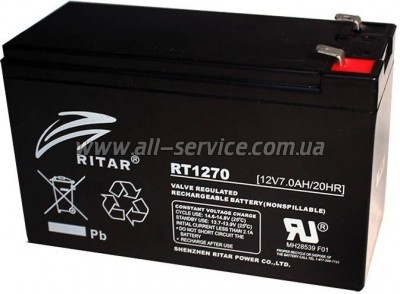   Ritar AGM RT1270 12V 7Ah (RT1270)