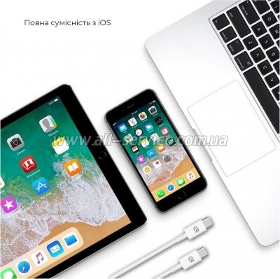 ���� ������ USB-C to USB-C 2.0m ABMLL82 white Armorstandart (ARM63474)