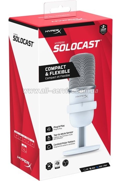  HyperX SoloCast White (519T2AA)