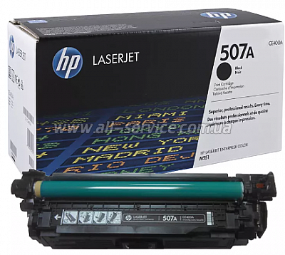   507A HP LJ Enterprise 500 Color M551N/ M551DN/ M551XH/ CE400A Black