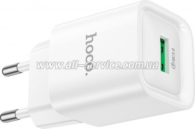 �������� ������� HOCO C145A Charm USB QC3.0 White (6942007630214)