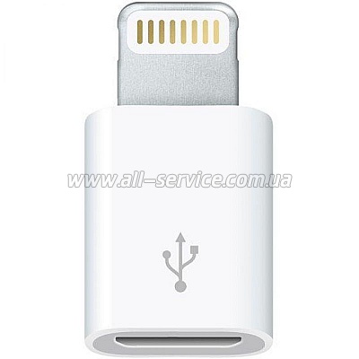 Адаптер Apple Lightning to Micro USB (for iPod/ iPhone) (MD820ZM/A) Адаптер Apple Lightning to Micro USB (for iPod/ iPhone) (MD820ZM/A)