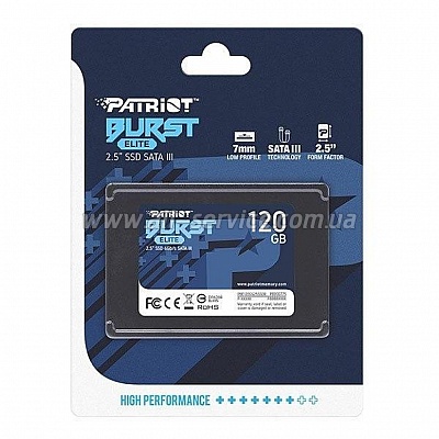 SSD  PATRIOT Burst Elite 120GB (PBE120GS25SSDR)