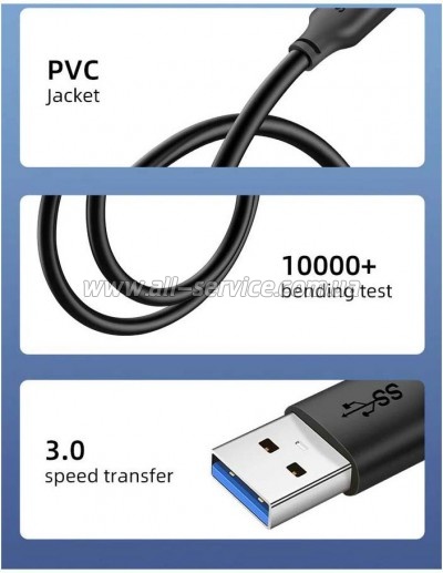 ���� ������ USB 3.0 AM/ AM 3.0m Cabletime (CA915415)