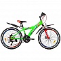 Велосипед ст Premier Explorer 24 Disc 13" зеленый с голуб.-красн. (SP0002151)