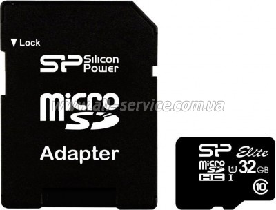   32GB SILICON POWER microSDHC Class 10 UHS-I Elite +  (SP032GBSTHBU1V10-SP)