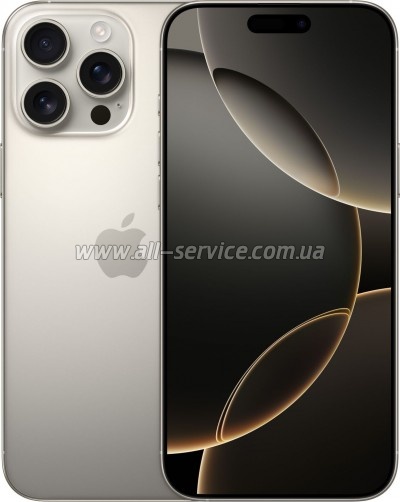  Apple iPhone 16 Pro Max 512GB Natural Titanium (MYX33)