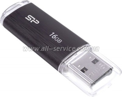  16GB Silicon Power Ultima U02 Black (SP016GBUF2U02V1K)