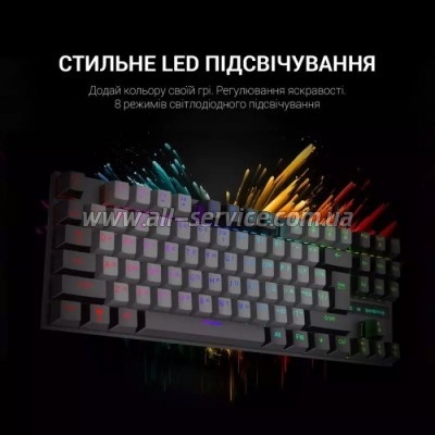  GamePro MK100B Blue Switch LED USB Black (MK100B)