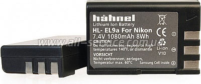 HAHNEL    HL-EL9a (Nikon EN-EL9a)