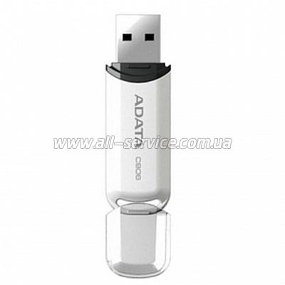  ADATA 16Gb C906 White USB 2.0 (AC906-16G-RWH)