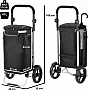 Сумка-тележка ShoppingCruiser Allround 41л Black (930022) Сумка-тележка ShoppingCruiser Allround 41л Black (930022)