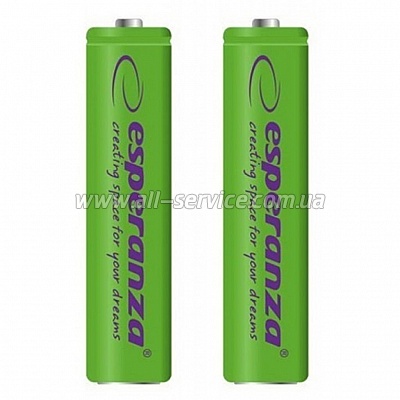  Esperanza AAA 1000mAh Ni-MH * 2 green (EZA101G)