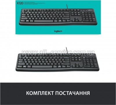  Logitech K120 Ukr (920-002643)