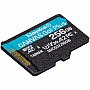   Kingston MicroSDXC 256GB Canvas Go! Plus Class 10 UHS-I U3 V30 A2 (SDCG3/256GBSP)