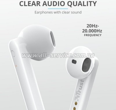  Trust Primo Touch True Wireless Mic White (23783)
