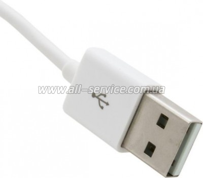���� ������ USB 2.0 AM to 3.5mm M 0.15m White Extradigital (KBA1651)