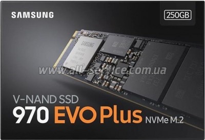 SSD  Samsung 970 EVO Plus 250GB PCIe 3.0x4 M.2 TLC (MZ-V7S250BW)
