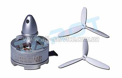 Мотор Tarot MT1806 KV2280 2-3S + 2шт пропеллеры 5045 3-лопастные CW (TL300H1) Мотор Tarot MT1806 KV2280 2-3S + 2шт пропеллеры 5045 3-лопастные CW (TL300H1)