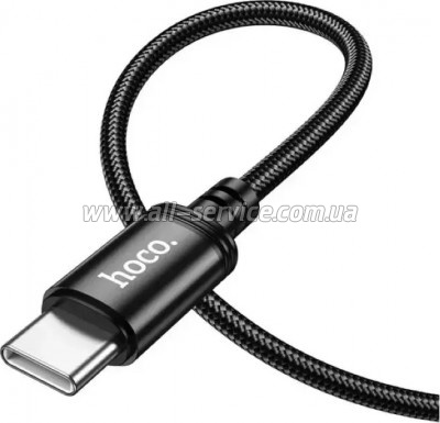 ���� ������ USB 2.0 AM to USB-C 3.0m X91 Radiance black HOCO (6931474788726)