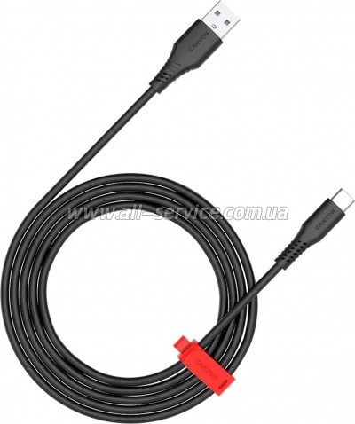 ���� ������ USB 2.0 AM to USB-C 2.0m 18W TPE black Canyon (CNS-AC18SC20B)